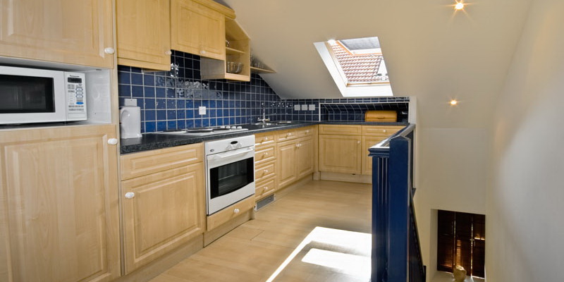 La Pointe Farm - Guernsey Self Catering - Vazon Apartment - Kitchen